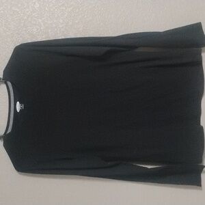 Old Navy Black and Gray Soft-Washed Tee